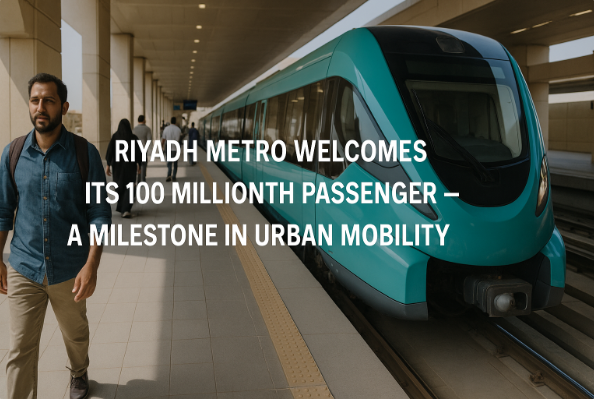 مترو الرياض يرحب بالراكب رقم 100 مليون — إنجاز تاريخي في مسيرة التنقل الحضري